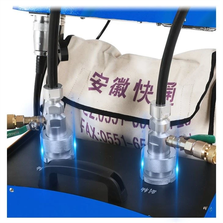 Condenser tube cleaning machine